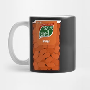 Juno inspired Tictacs with Beeker's phrase "wizard" as the label. Mug